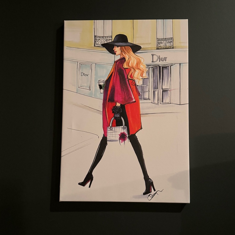 Miss Dior Canvas Art